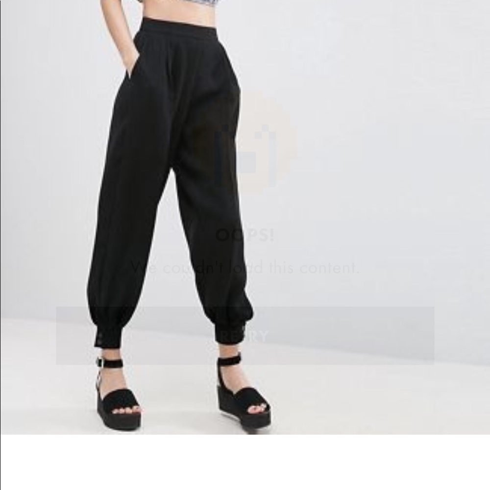ASOS tapered blouson pants size 12